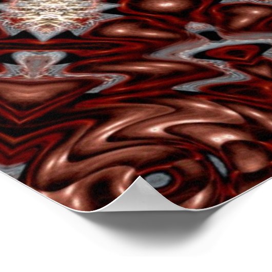 FractalART #083Poster ポスター (角)