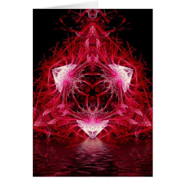 FractalART RedFacesカード (正面)
