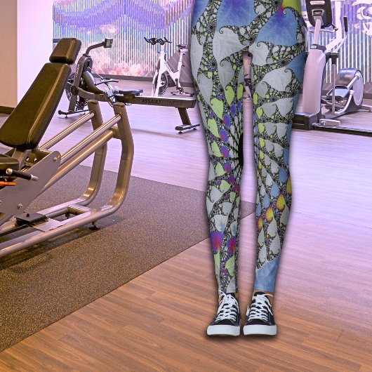 Fractale feuilles レギンス