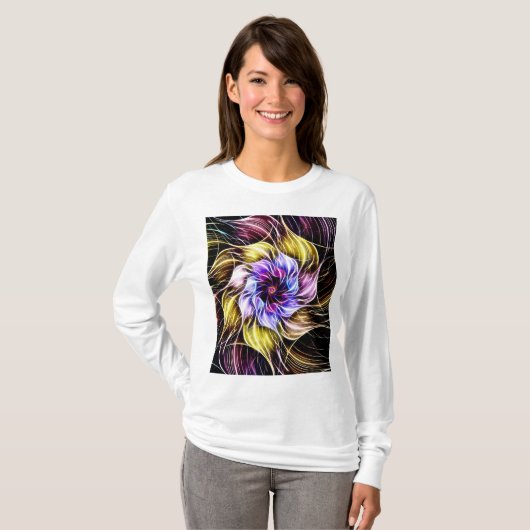 Fractalflower Tシャツ (正面フル)