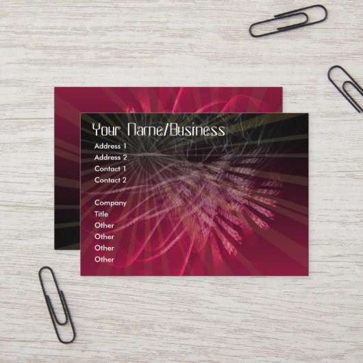 Fractaliata名刺 名刺 (正面/裏面インサイチュ)