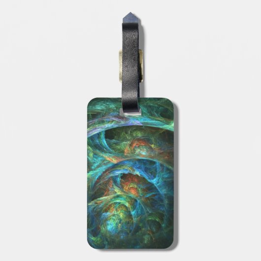 Fractaliseの荷物Tage ラゲッジタグ (裏面縦)