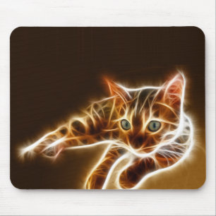 Fractaliusベンガル猫 マウスパッド