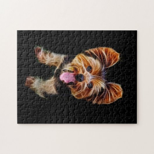 Fractalius Yorkie ジグソーパズル (横)