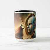 Fracted Reflections：超リアル鏡マグカップ マグカップ (中央)