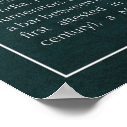 Fraction ポスター (角)