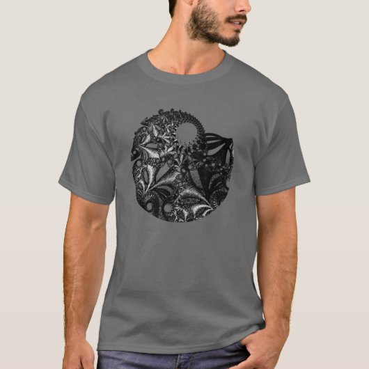 Fractoidの螺線形のver。 3 tシャツ (正面)