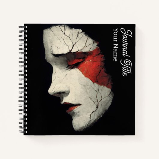 Fractured Grace Journal — Custom Name & Title ノートブック (正面)