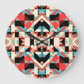 Fractured Harmony ラージ壁時計 (正面)