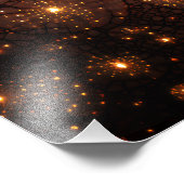 Fractured Nebula Cosmic Web Glow フォトプリント (角)