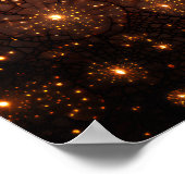 Fractured Nebula Cosmic Web Glow ポスター (角)