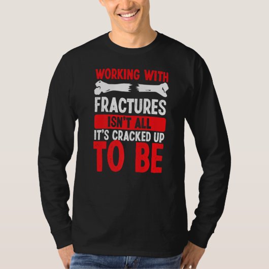 Fractus Bone Doctor Orthoを使用した整形外科 Tシャツ (正面)
