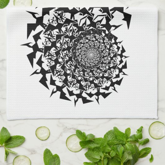 FractylのPterodactyl キッチンタオル (折り畳み)