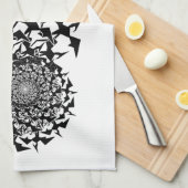 FractylのPterodactyl キッチンタオル (四つ折り)