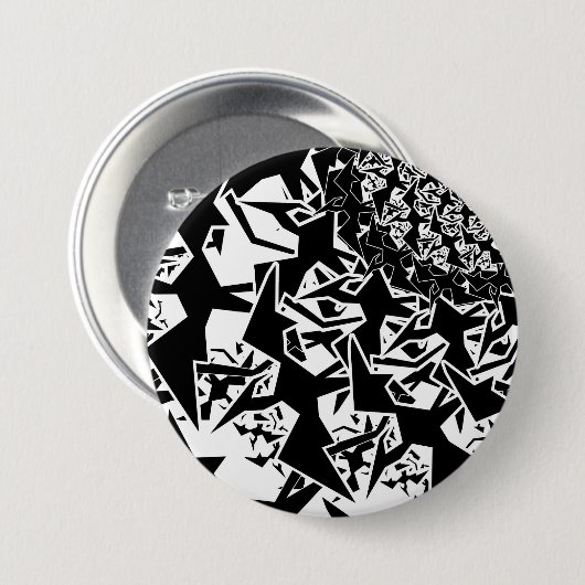 FractylのPterodactyl 缶バッジ (正面&裏面)