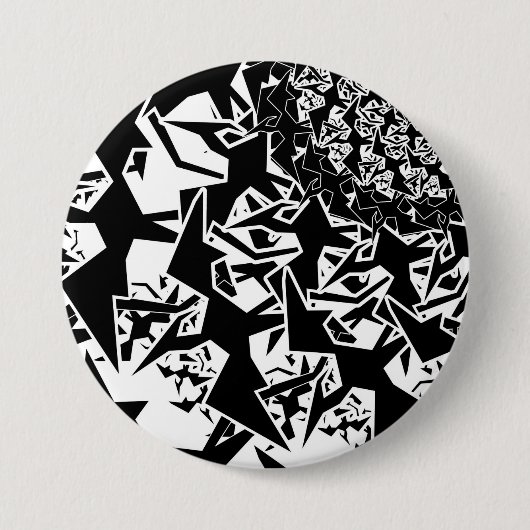 FractylのPterodactyl 缶バッジ (正面)