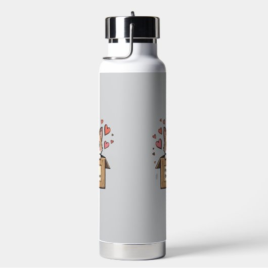 Fragile: Contains Love ウォーターボトル (右面)