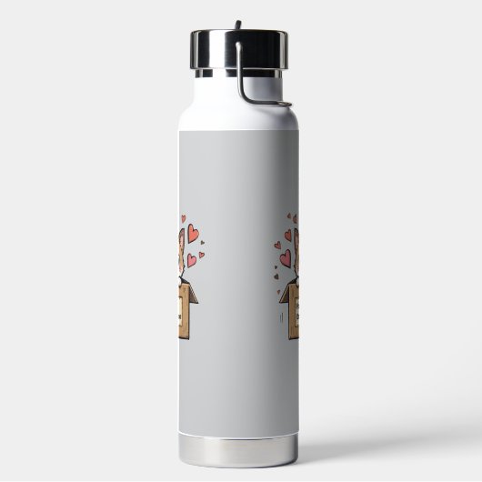 Fragile: Contains Love ウォーターボトル (左面)