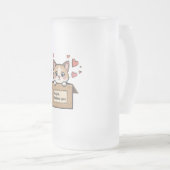 Fragile: Contains Love フロストグラスビールジョッキ (正面右)