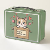 Fragile: Contains Love メタルランチボックス (裏面)