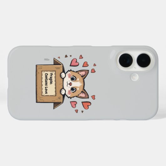 Fragile: Contains Love Case-Mate iPhoneケース (裏面 (横))