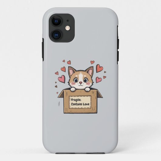 Fragile: Contains Love Case-Mate iPhoneケース (裏面)