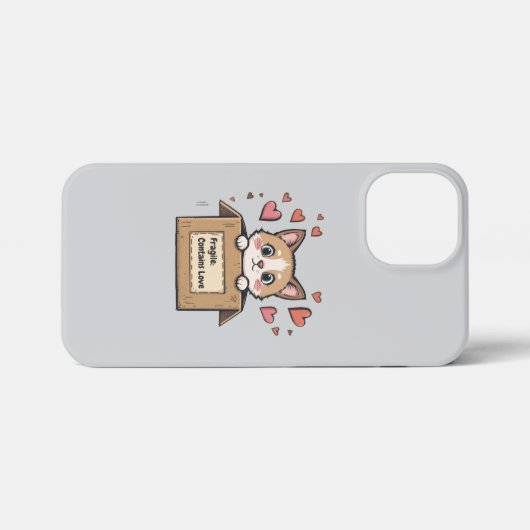 Fragile: Contains Love iPhoneケース (裏面横)