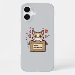 Fragile: Contains Love iPhone 16 Plusケース