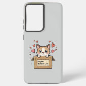 Fragile: Contains Love Samsung Galaxyケース (裏面)