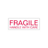 FRAGILE - HANDLE WITH CARE セルフインキングスタンプ (デザイン)