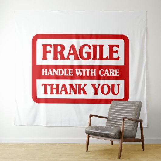 Fragile Handle With Care タペストリー (インサイチュ(横))