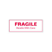 Fragile Handle with Care Business Template セルフインキングスタンプ (デザイン)