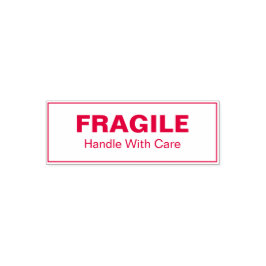 Fragile Handle with Care Business Template セルフインキングスタンプ