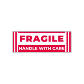 Fragile (Handle with Care Order) Business Office セルフインキングスタンプ (デザイン)