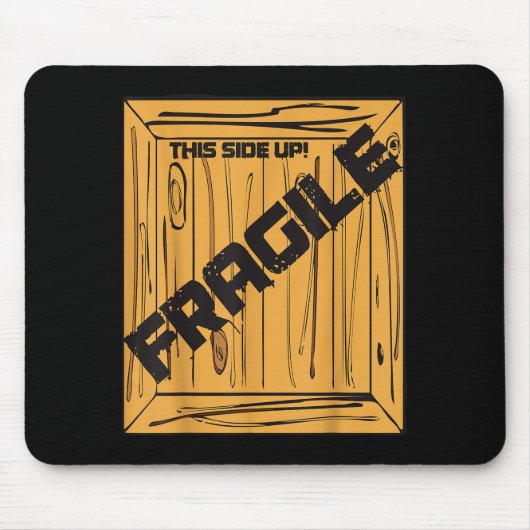 Fragile Shirt Halloween Christmas Costume Movie Sh マウスパッド (正面)