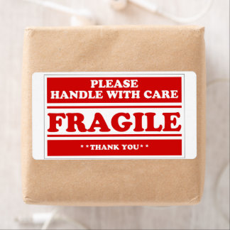 Fragile Stickers for Shipping and Moving Please Ha ラベル