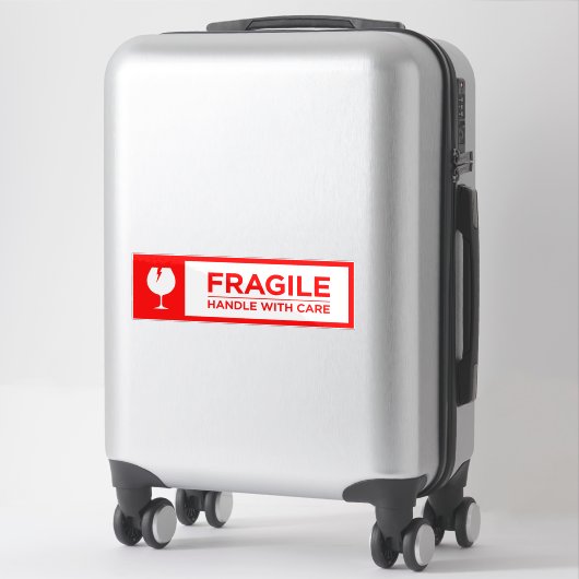 Fragile Stickers Handle with Care シール (スーツケース)
