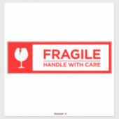 Fragile Stickers Handle with Care シール (シート)