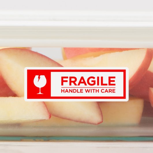 Fragile Stickers Handle with Care ラベル (貼付)