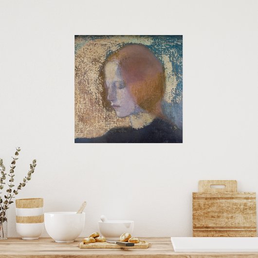 Fragment by Helene Schjerfbeck ポスター (キッチン)