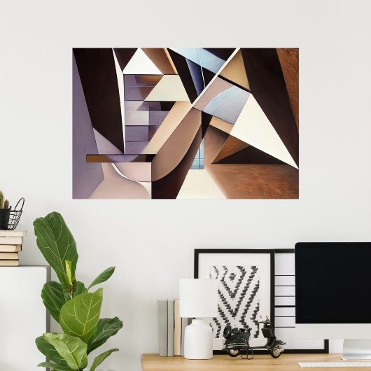 Fragmented Architecture ポスター (ホームオフィス)