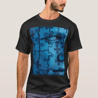 Fragmented Beauty: Puzzle Skin Tシャツ