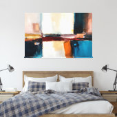 Fragmented Horizon キャンバスプリント (インサイチュ (寝室))