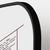 Fragmented Reality – Architectural Expression ピックルボールラケット (左詳細)