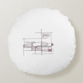 Fragmented Reality – Architectural Expression ラウンドクッション (正面)