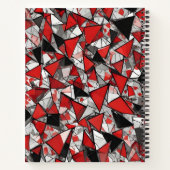 Fragmentos de Cristal Rojo, Negro y Plata ノートブック (裏面)