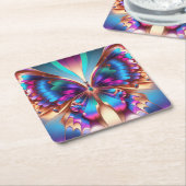 Fragmentos de Mariposa スクエアペーパーコースター (アングル)