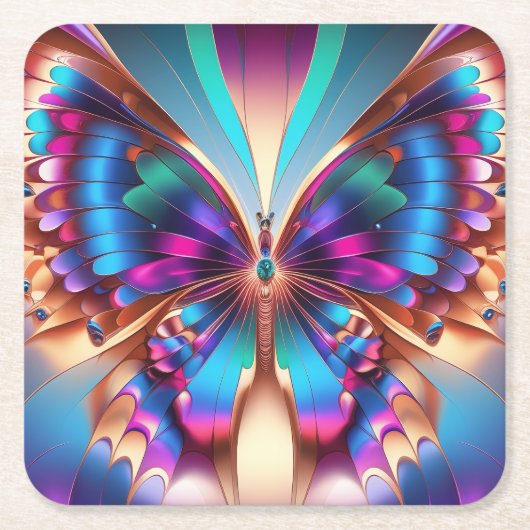 Fragmentos de Mariposa スクエアペーパーコースター (正面)