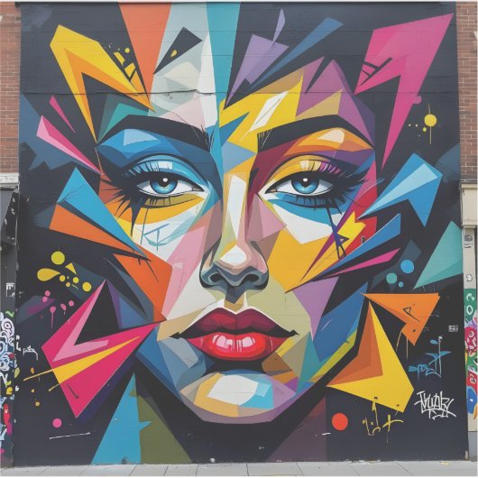 Fragments Of Identity - Square Vinyl シール (正面)