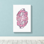 Fragments of Light – Modern Geometric Abstract Ca キャンバスプリント (インサイチュ (ウッドフロア))